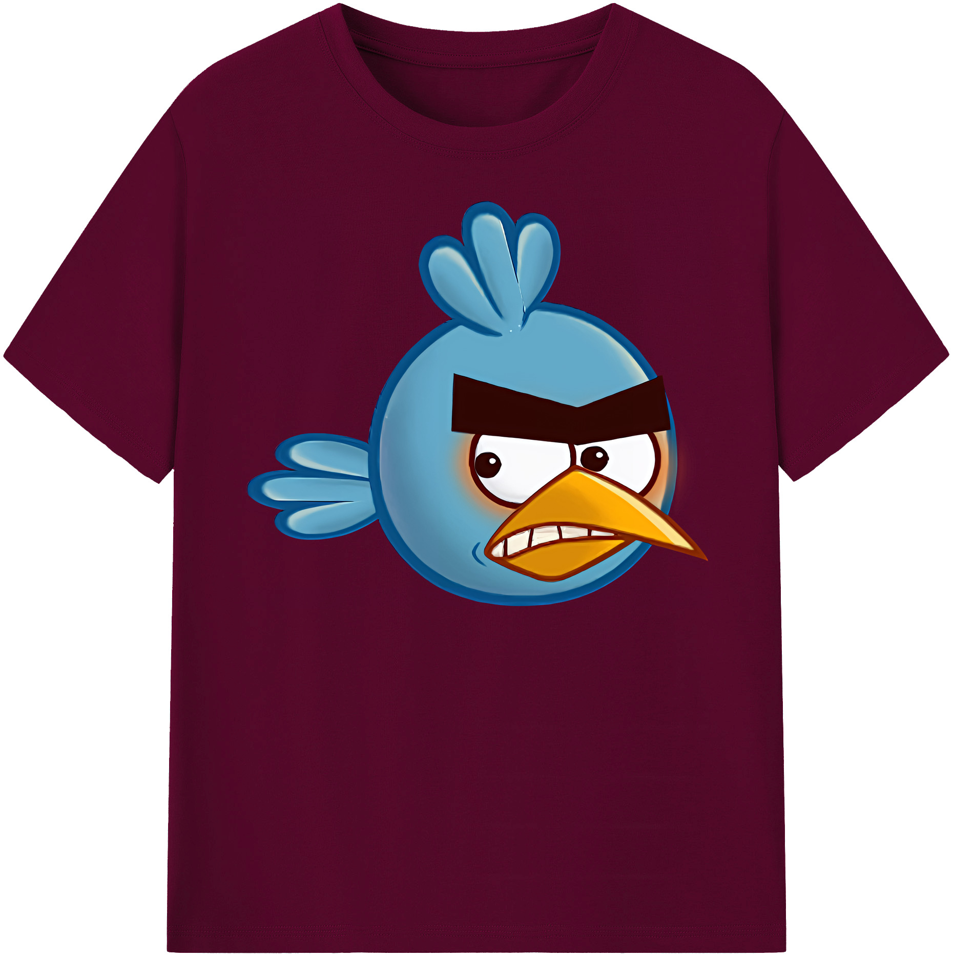 （画像用） Angry Birds アングリーバード レディースカジュアルプリントTシャツ（綿100％）